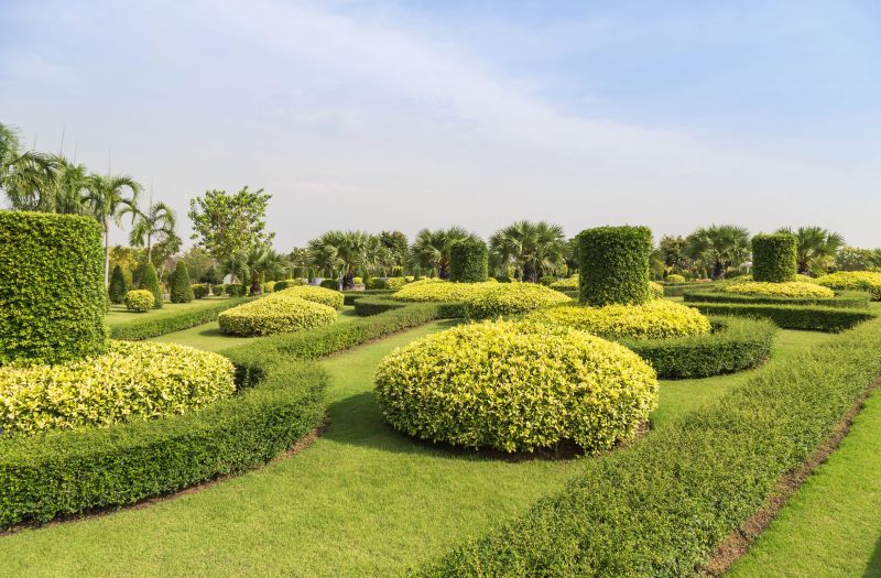 Beautifully Trimmed Shrubs